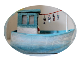 Ein Boot fürs Trockene / DIY Pappmaché-Lampe